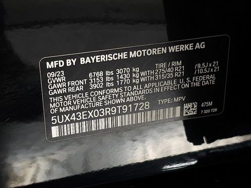 Used 2024 BMW X6 M60i w/ Dynamic Handling Package image 42