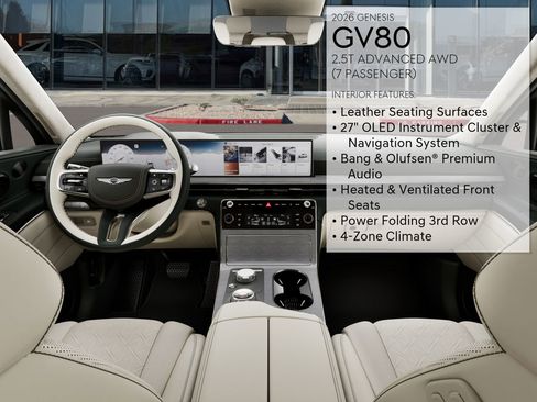 Used 2026 Genesis GV80 2.5T Advanced AWD/4WD image 17