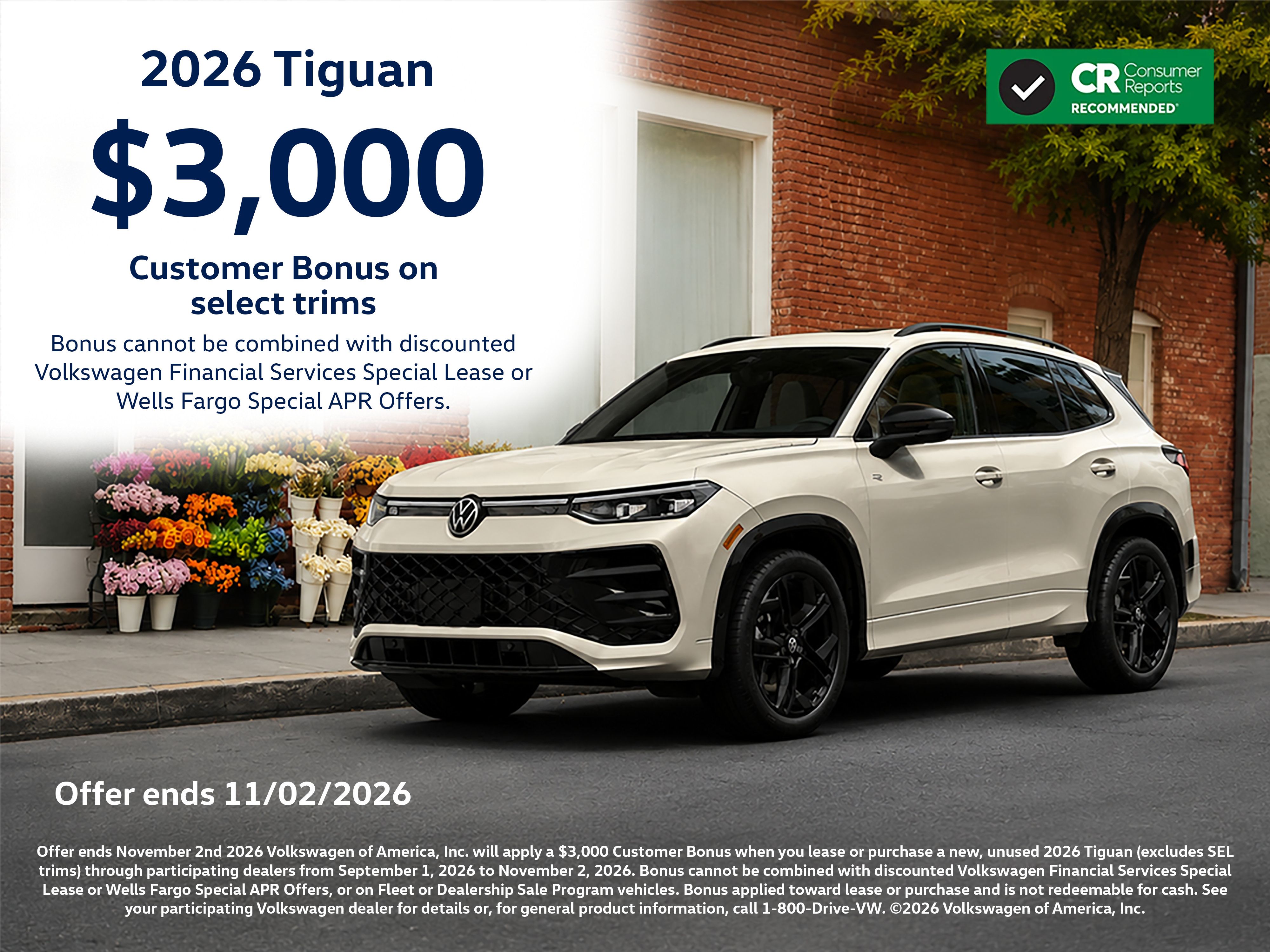 New 2026 Volkswagen Tiguan SE AWD/4WD image 2