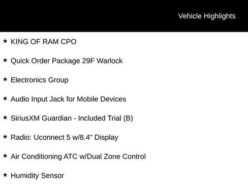 Used 2024 RAM 1500 Classic Warlock w/ Electronics Group image 5