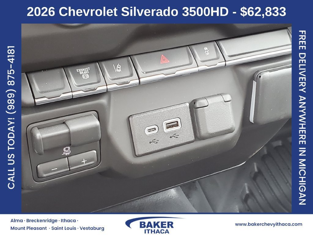 New 2026 Chevrolet Silverado 3500 W/T w/ WT Convenience Package AWD/4WD image 21