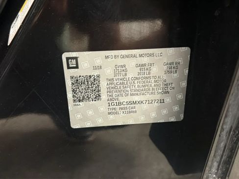 Used 2019 Chevrolet Cruze LS w/ LS Convenience Package FWD image 24