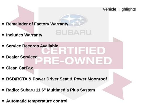 Certified 2025 Subaru Crosstrek 2.5i Sport AWD/4WD image 9