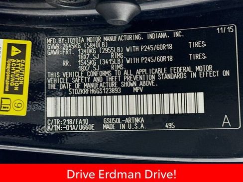 Certified 2016 Toyota Highlander Plus FWD image 32