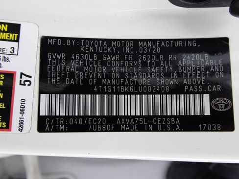 Used 2020 Toyota Camry SE AWD/4WD image 47