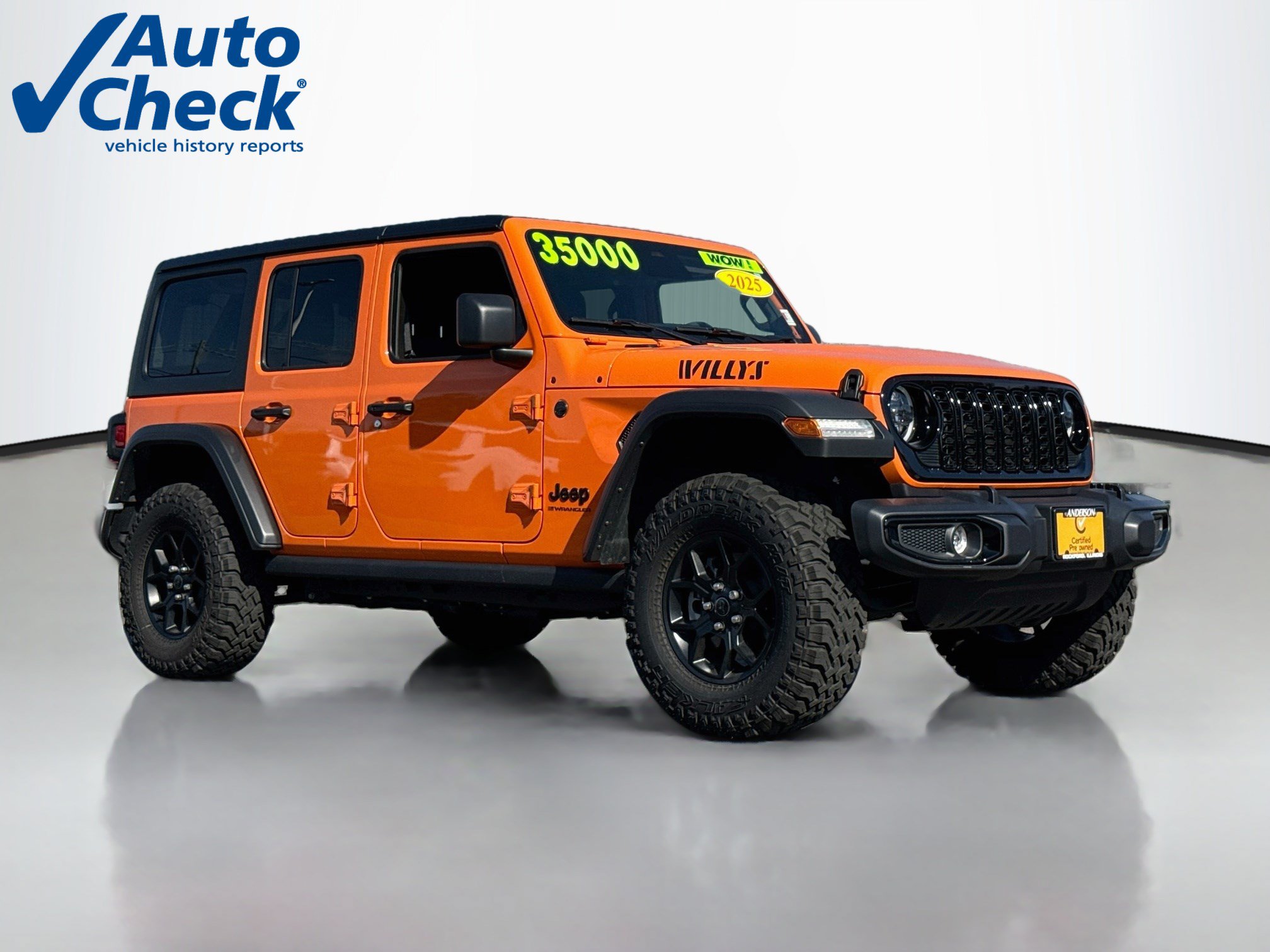 Used 2025 Jeep Wrangler Unlimited Sport AWD/4WD image 1