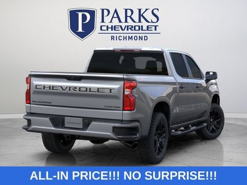 New 2026 Chevrolet Silverado 1500 Custom w/ Turbomax Blackout Package AWD/4WD image 7