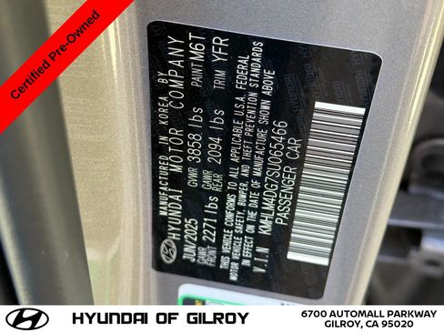 Certified 2025 Hyundai Elantra Sport FWD image 28
