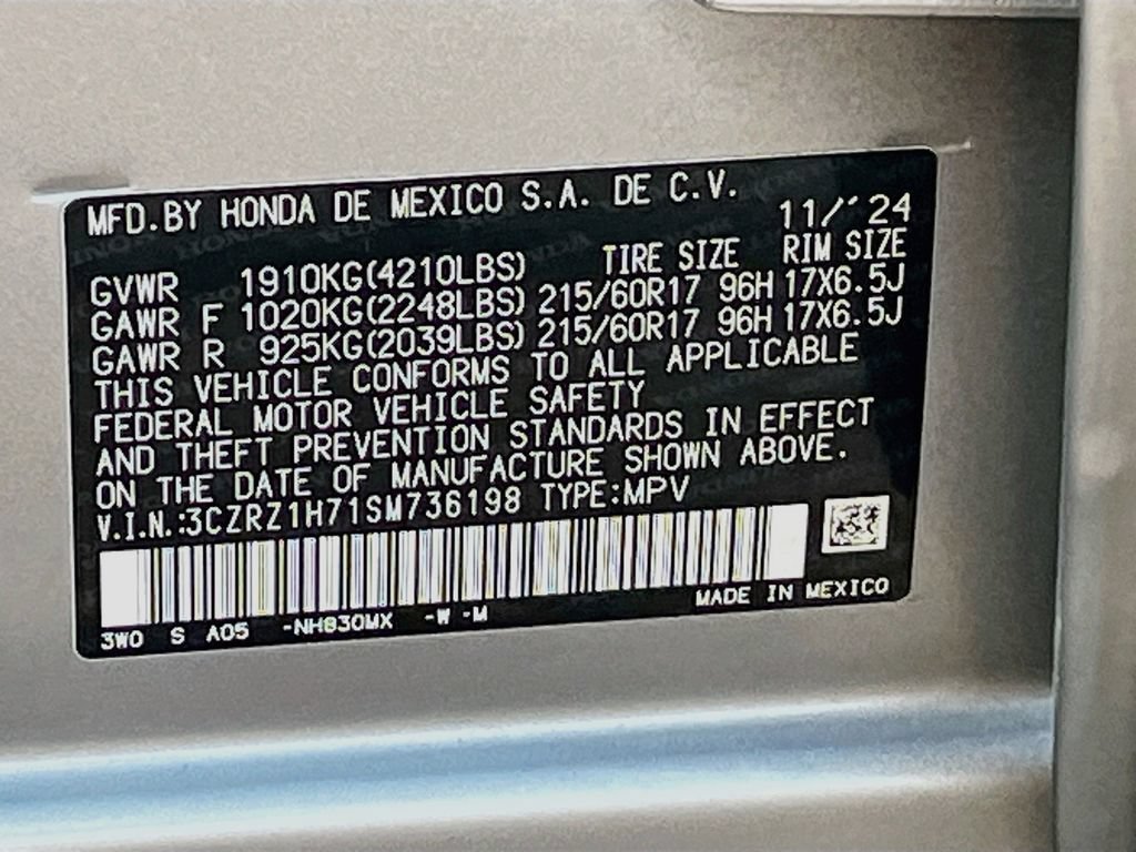 Used 2025 Honda HR-V EX-L image 31
