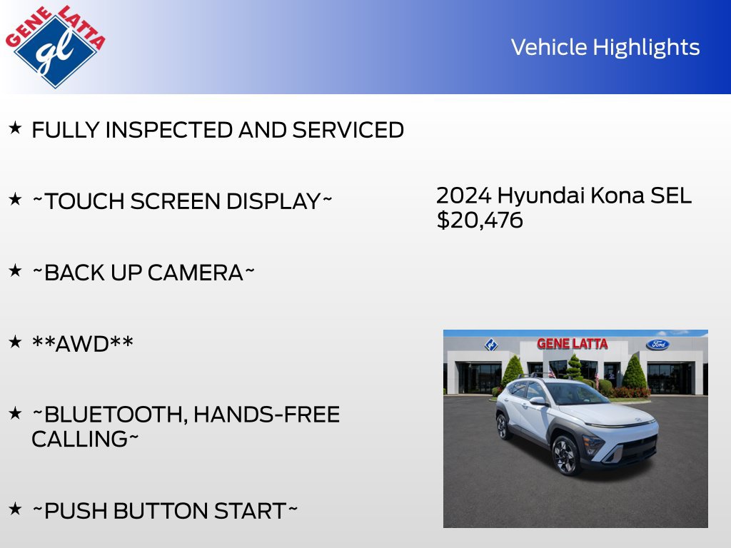 Used 2024 Hyundai Kona SEL AWD/4WD image 31