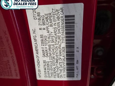 Used 2020 Honda Accord Sport image 26