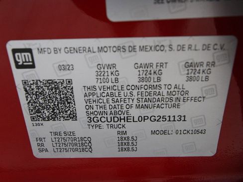 Used 2023 Chevrolet Silverado 1500 ZR2 w/ Technology Package image 48