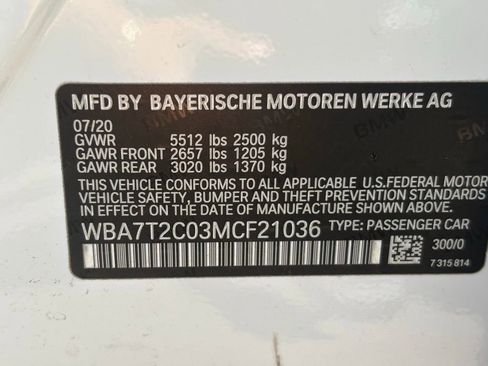 Used 2021 BMW 740i w/ M Sport Package image 16