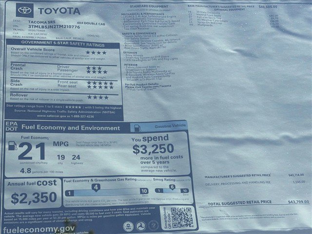 Used 2026 Toyota Tacoma SR5 AWD/4WD image 23