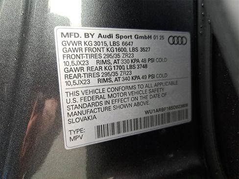 New 2025 Audi RS Q8 performance image 44