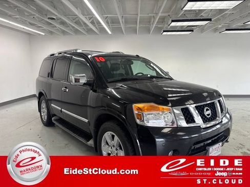 Used 2010 Nissan Armada Platinum w/ Captain Seat Pkg AWD/4WD image 1
