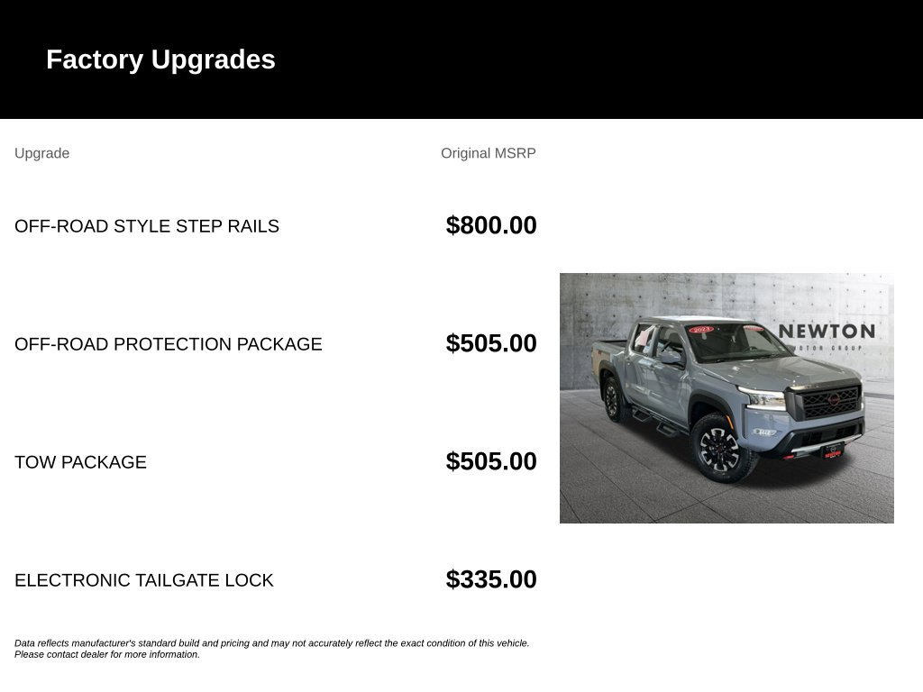 Used 2023 Nissan Frontier PRO-4X w/ Tow Package AWD/4WD image 6