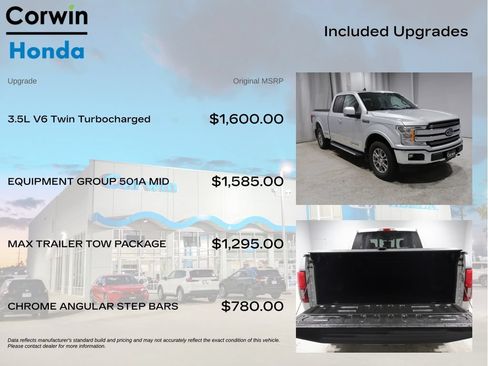Used 2019 Ford F150 Lariat w/ Equipment Group 501A Mid AWD/4WD image 4