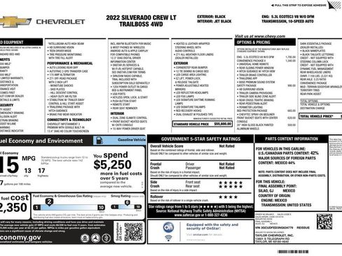 Used 2022 Chevrolet Silverado 1500 LT Trail Boss w/ Convenience Package II image 5