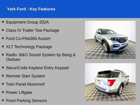 Certified 2024 Ford Explorer XLT w/ Equipment Group 202A AWD/4WD image 2