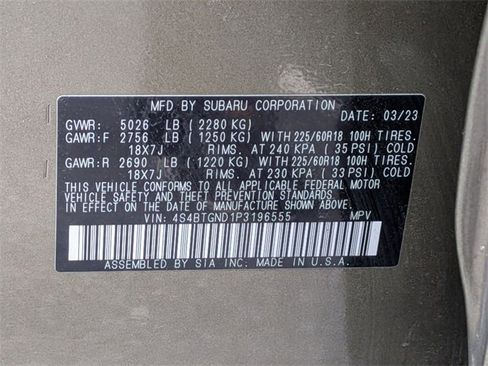 Certified 2023 Subaru Outback Limited XT image 37