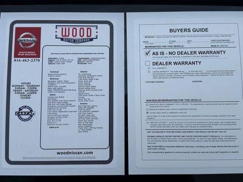 Used 2023 Nissan Frontier PRO-4X w/ Pro Convenience Package image 44