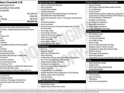 Used 2017 Subaru Crosstrek 2.0i image 26