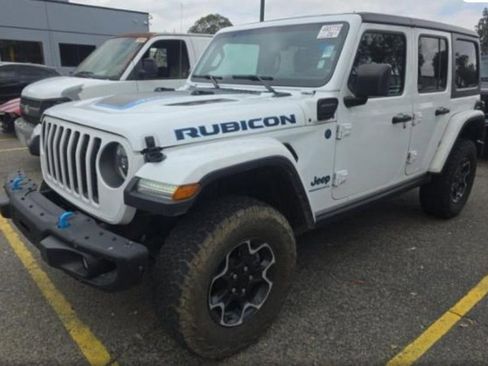 Used 2023 Jeep Wrangler Unlimited Rubicon 4xe w/ Steel Bumper Group image 1