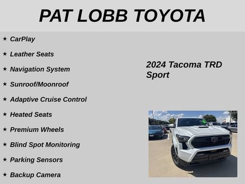 Used 2024 Toyota Tacoma TRD Sport w/ TRD Sport Premium Package RWD image 17
