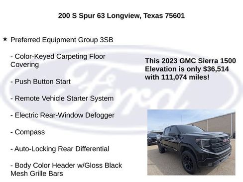 Used 2023 GMC Sierra 1500 Elevation image 10