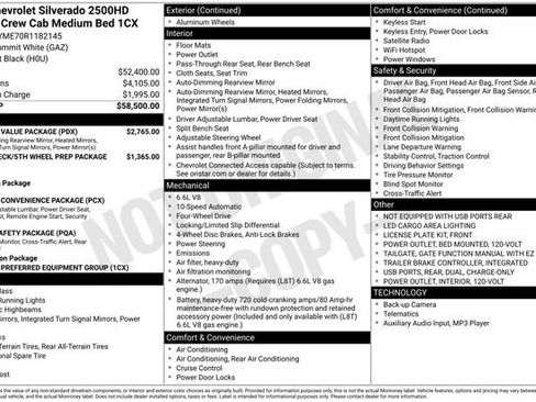 Used 2024 Chevrolet Silverado 2500 Custom w/ Custom Value Package AWD/4WD image 3