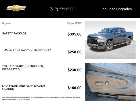 Certified 2021 Chevrolet Colorado Z71 w/ Safety Package image 5