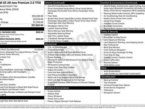 Used 2025 Audi Q5 Premium w/ Convenience Package AWD/4WD image 39