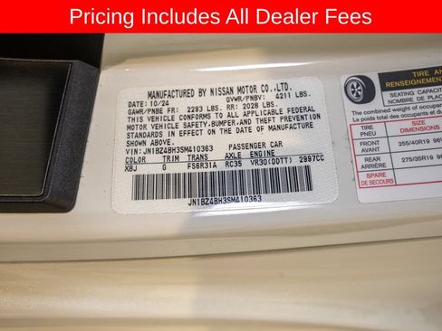 Used 2025 Nissan Z Performance w/ Floor Mat Package RWD image 27
