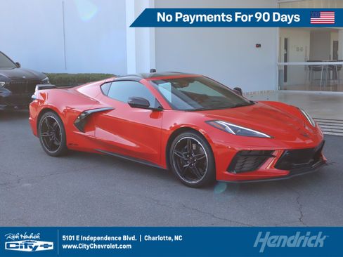 Used 2022 Chevrolet Corvette Stingray Preferred Cpe w/ Z51 Performance Package RWD image 1