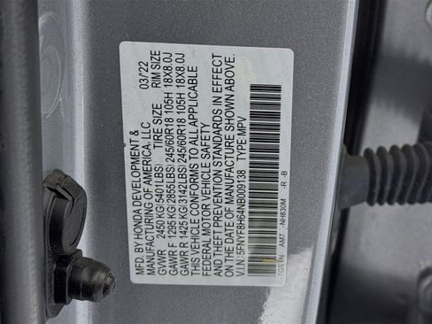 Certified 2022 Honda Passport TrailSport image 33