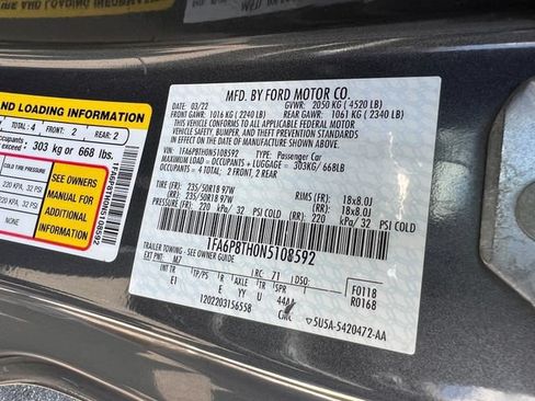 Used 2022 Ford Mustang Premium RWD image 26