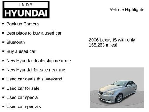 Used 2006 Lexus IS 250 AWD image 7