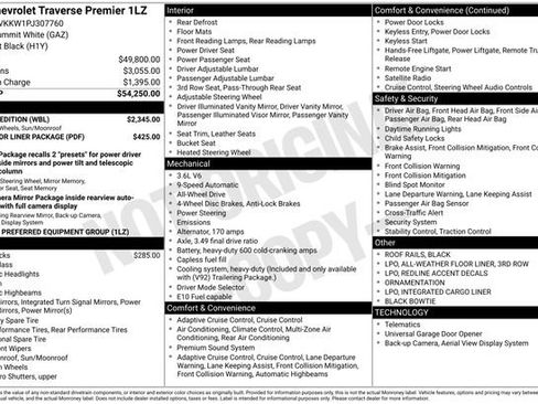 Certified 2023 Chevrolet Traverse Premier w/ Redline Edition image 7