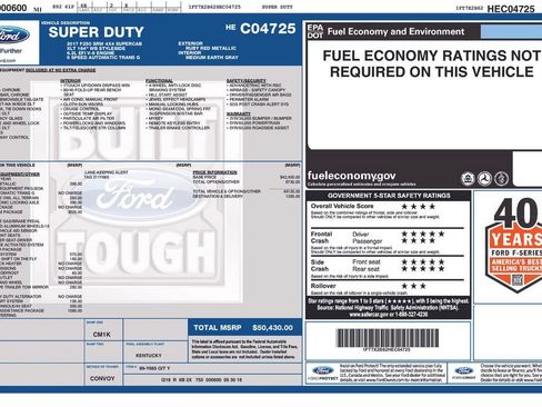 Used 2017 Ford F250 XLT w/ XLT Premium Package AWD/4WD image 10