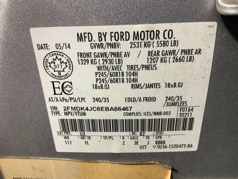 Used 2014 Ford Edge SEL w/ Driver Entry Package image 37