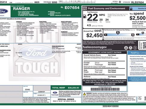 Certified 2024 Ford Ranger XL AWD/4WD image 25