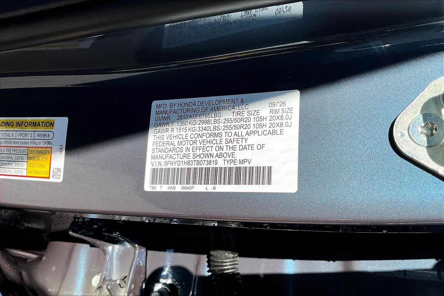 New 2026 Honda Pilot Elite image 19