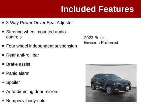 Used 2023 Buick Envision Preferred AWD/4WD image 4