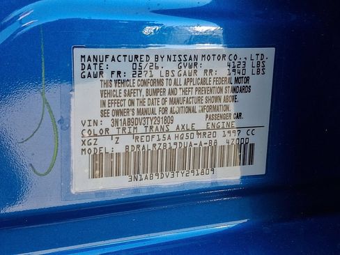 New 2026 Nissan Sentra SR w/ SR All Weather Package FWD image 20