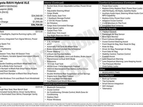 Used 2025 Toyota RAV4 XLE AWD/4WD image 3