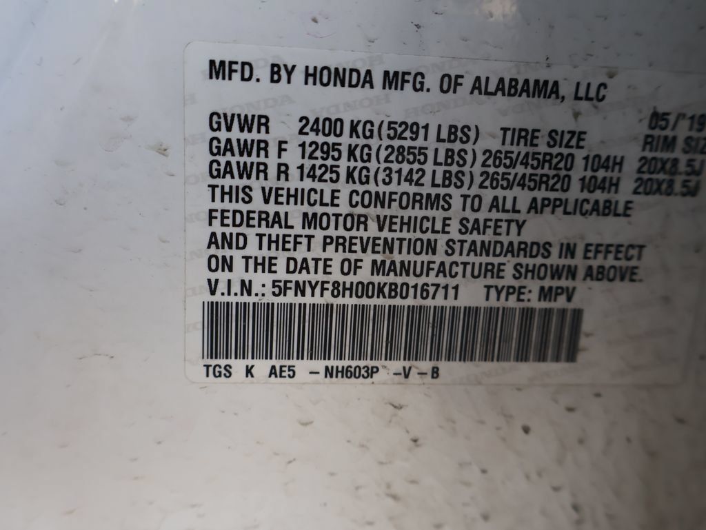 Used 2019 Honda Passport Elite image 13