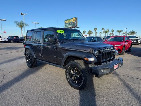 Used 2021 Jeep Wrangler Unlimited Sport image 1