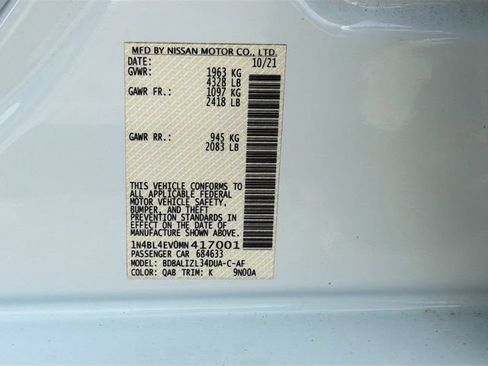Used 2021 Nissan Altima 2.5 SL FWD image 47