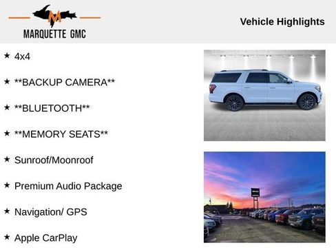 Used 2020 Ford Expedition Max Limited w/ Equipment Group 301A AWD/4WD image 3